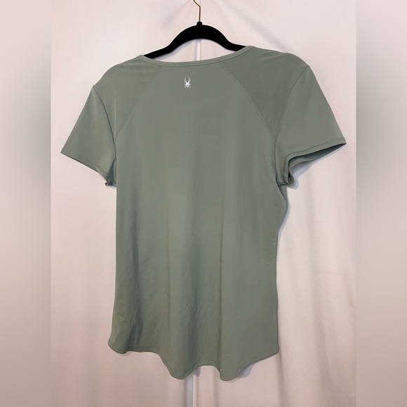 Women's Spyder Active Green Athletic Top - Picture 2 of 4